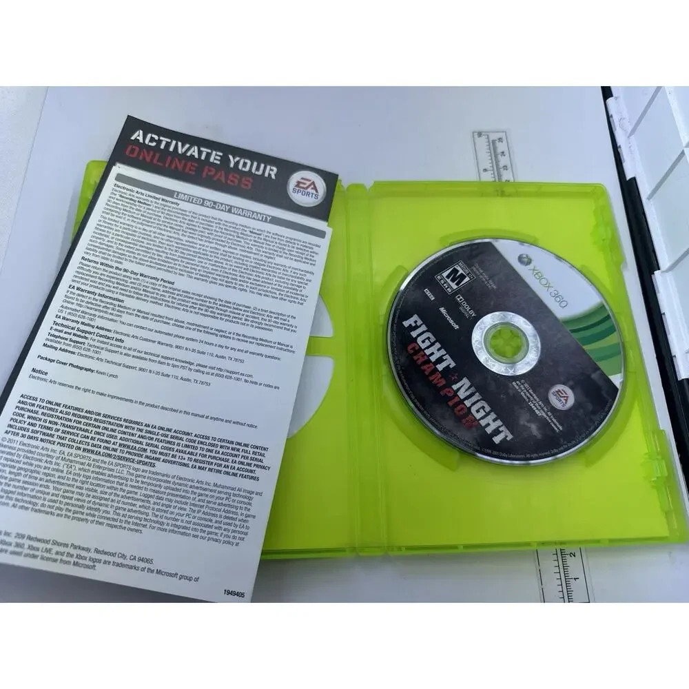 Fight Night Champion Microsoft Xbox 360 CIB Tested Retro Gaming Vintage Fast Shi